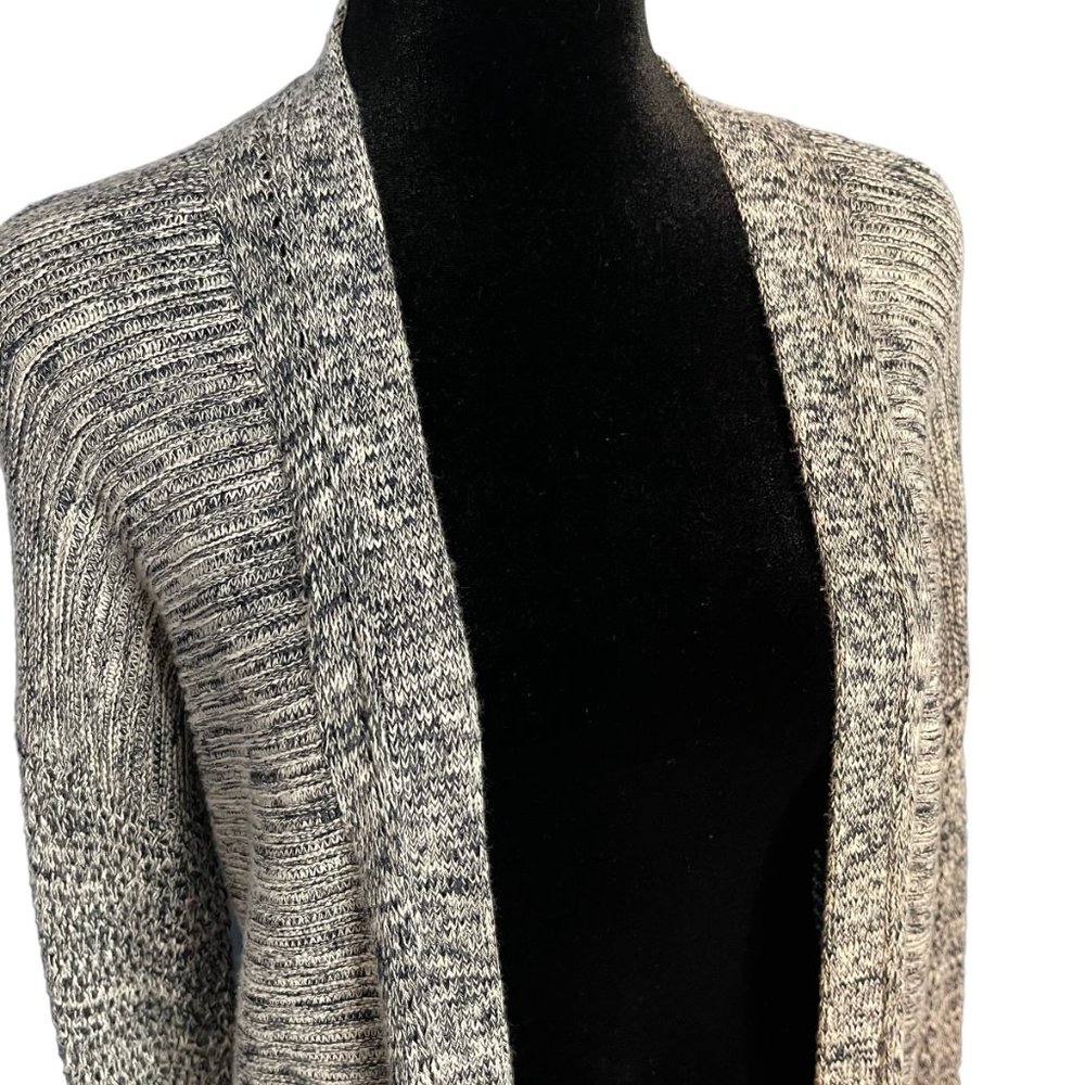 Vince Knit Cardigan XS Gray Longline Lightweight Spring Soft Gray Costal‎ - Picture 4 of 9